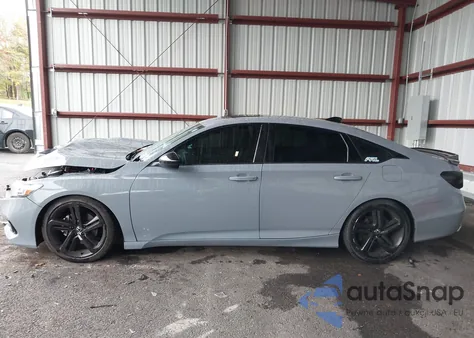 2021 Honda Accord Sport 2.0T из США, поврежденный, VIN 1HGCV2F33MA000989